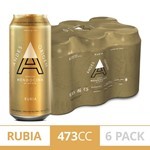 Cerveza Andes Origen Rubia 473cc Six Pack #1