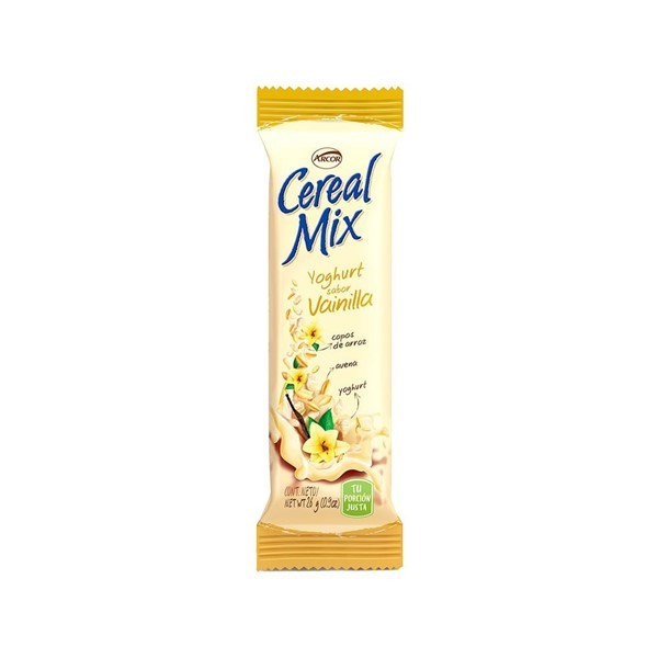 Barra Cereal Mix Yoghurt Vainilla 26 Gr