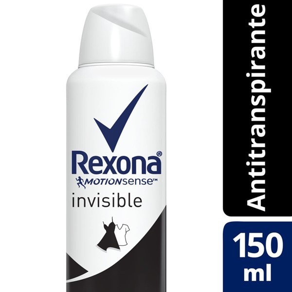 Desodorante Antitranspirante Rexona Invisible Women en Aerosol x 150 ml #1