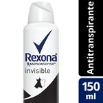 Desodorante Antitranspirante Rexona Invisible Women en Aerosol x 150 ml #1