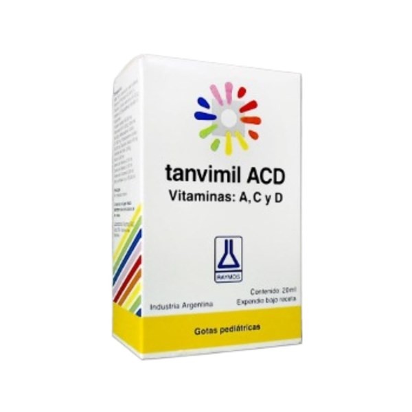 Quimfa S.A Tanvimil Acd Vitaminas A,C Y D Gotas x 20 ml