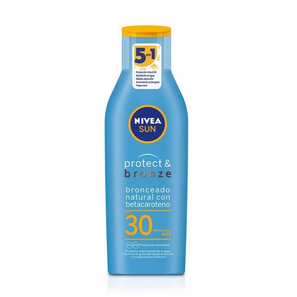 Nivea Sun Protect & Bronze Locion Fps 30 200 ml alt