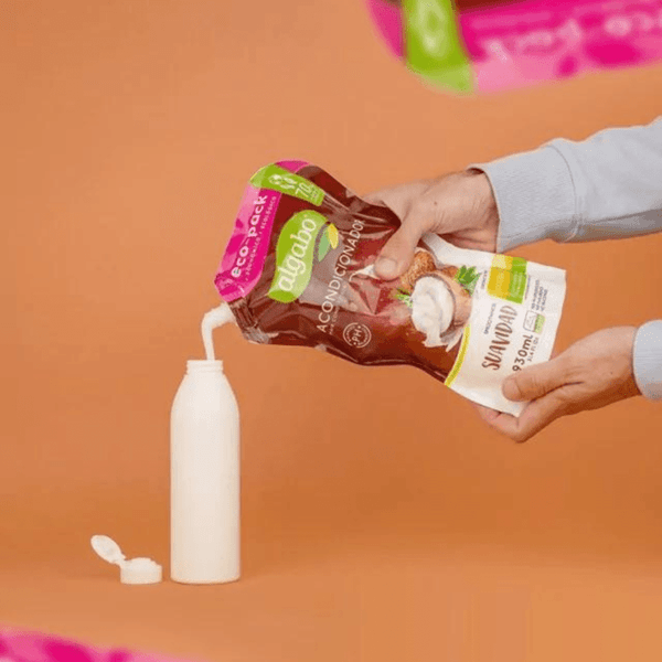 Algabo Repuesto Acondicionador Suavidad Coco Y Leche Ecopack 930 ml alt