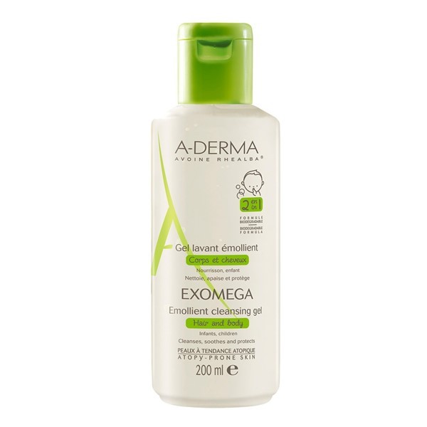 Aderma Gel 2En1 Limpiador 200 ml #1