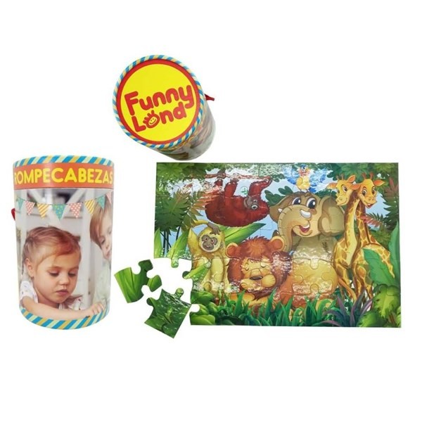 Rompecabezas Cresko Super Jungla 35 Piezas x 30 cm x 45 cm #1