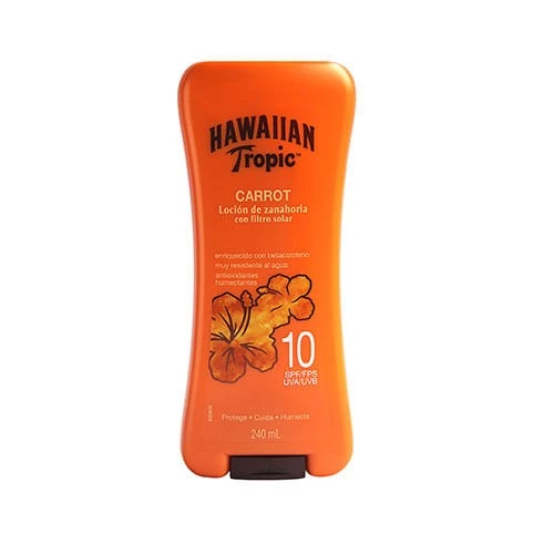 Hawaian Tropic Locion Bronceadora Zanahoria Fps 10 240 Ml