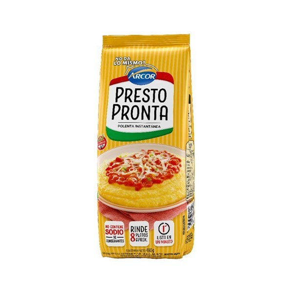 Presto Pronta Polenta Instantanea Prestopronta en Bolsa 490 g. #1