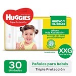 Huggies Pañales Triple Proteccón Talle XXG x 30 Unidades #1