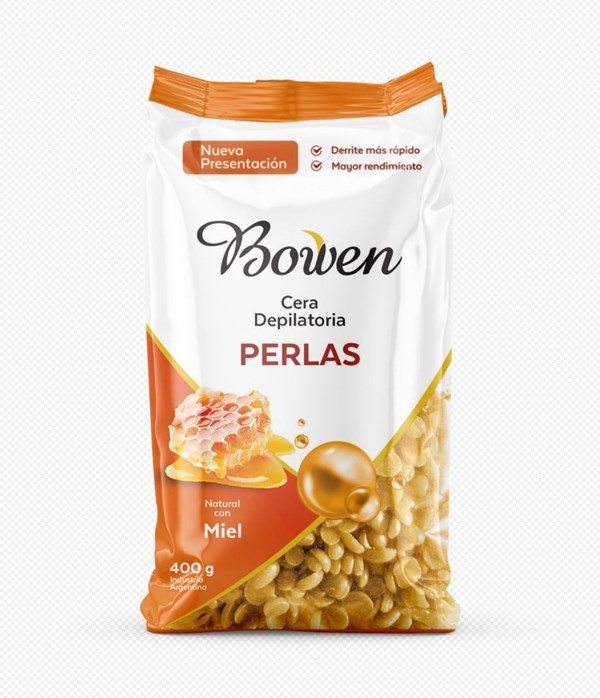 Bowen Cera Miel en Perlas 400 gr