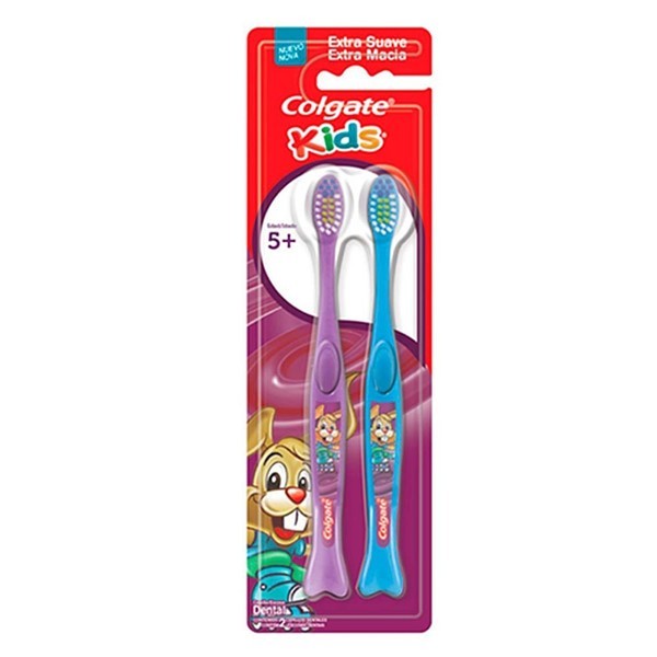 CEPILLO DENTAL KIDS 5+ AÑOS 2 UNIDADES PROMO PACK #1