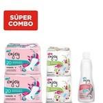 Combo Enjoy Toallas Femeninas Con Ala, Protectores Diario Y Jabón Líquido #1