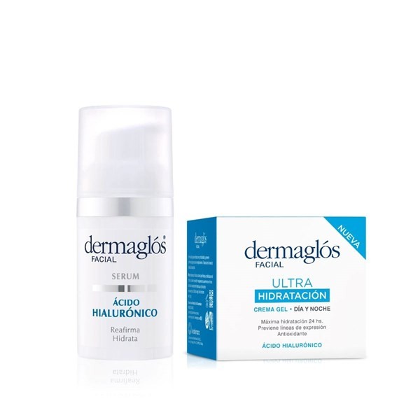 Dermaglos Set Ultra Hidratación Día Y Noche Crema + Serum 2 un alt