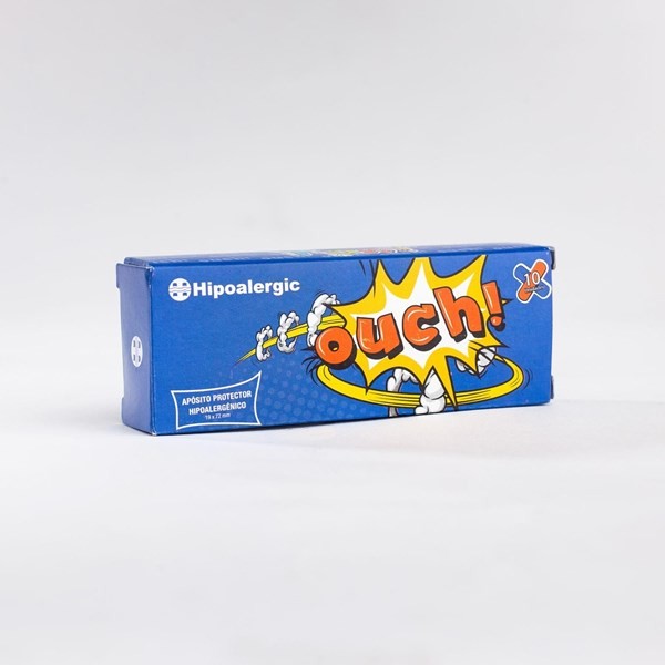 Apósitos Protectores Plásticos Hipoalergic Fun! Ouch! (caja x 10 unidades)