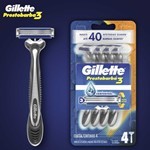 Máquinas de Afeitar Gillette Prestobarba3 Desechables x 4 un #12