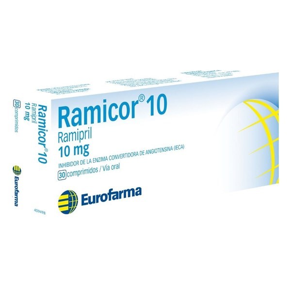 Ramicor 10 mg | 30 comprimidos | Ramipril #1