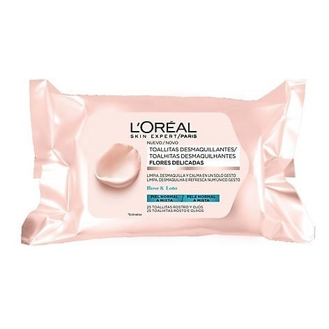Toallitas Desmaquillante Flores Delicadas|L'oreal París | x 25 toallitas #1