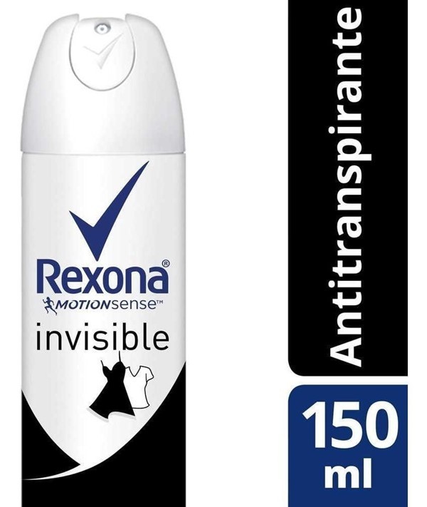 Desodorante Antitranspirante Rexona Invisible Women en Aerosol x 150 ml alt