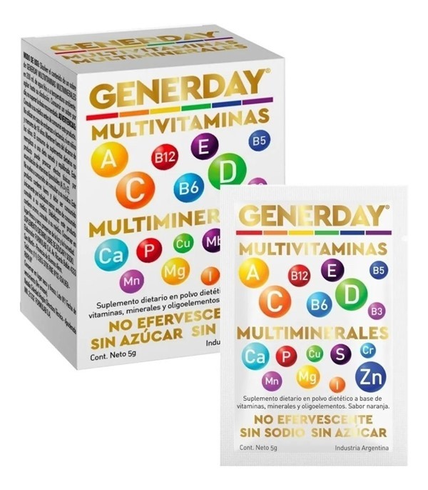 Generday Multivitaminas Y Multiminerales  x 10 Sobres Unico #1