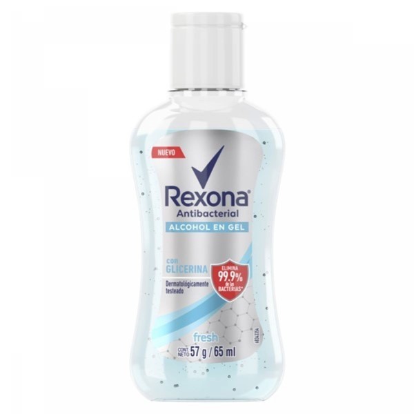 Rexona Alcohol en Gel Antibacterial Fresh 65 ml