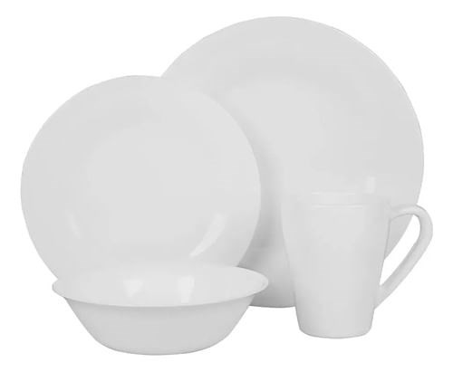 Set Vajilla Segre 16 Piezas Vidrio Templado Utile #1