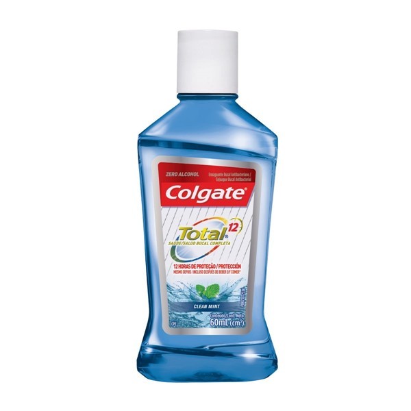 Colgate Enjuague Bucal Total 12 clean Mint 60 ml alt