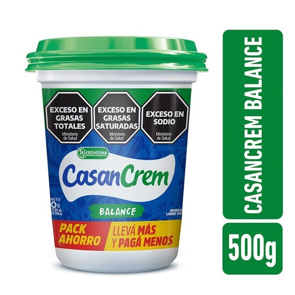 Queso Casancrem Balance 500 G