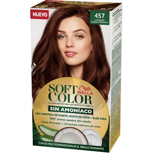 Soft Color Kit de Coloracion Castaño Rojizo 457 alt