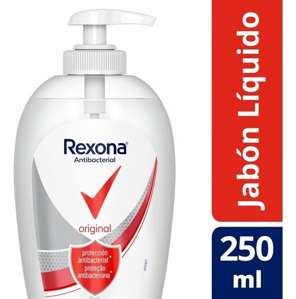 Jabón Liquido Rexona Original Antibacterial Manos X250ml #1