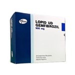 Pfizer Lopid Ud Gemfibrozil 900 Mg x 30 Comp #1