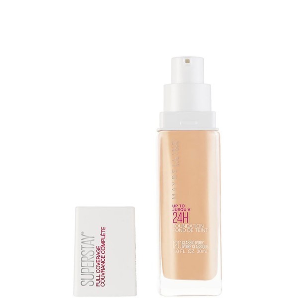 Maybelline Base De Maquillaje Super Stay 24hs Full Coverage 30ml | Classic Ivory alt