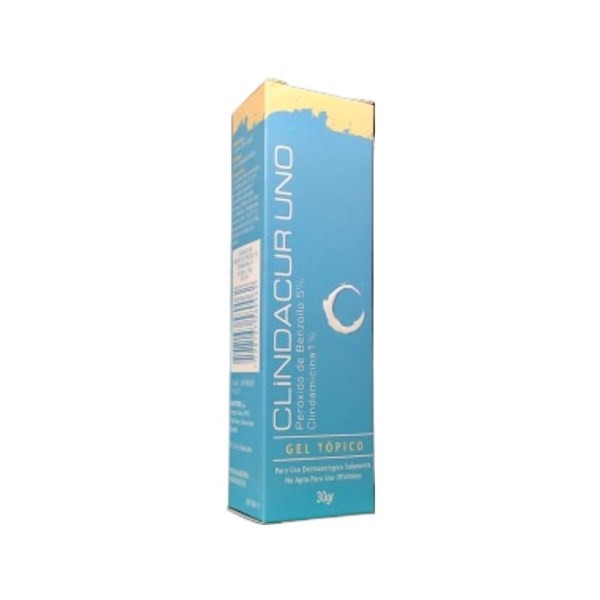 Valuge Gel Clindacur Uno Clindamicina + Benzoílo,Peróxido x 30 g #1