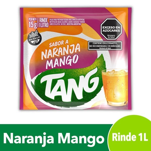Jugo En Polvo Tang Sabor Naranja Mango 15 G #1