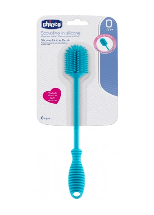 Chicco Cepillo Limpiabiberon de Silicona 1 Unidad