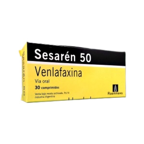 Roemmers Sesaren Venlafaxina 50 Mg x 30 Comp #1
