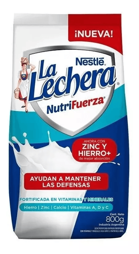 La Lechera Nutrifuerza Nestle Leche en Polvo Pack 800 g alt