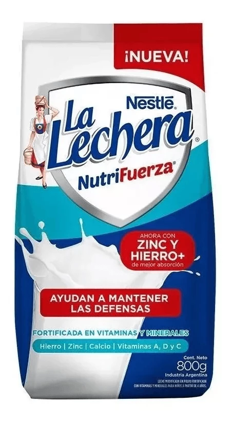 La Lechera Nutrifuerza Leche en Polvo Pack 800 g alt