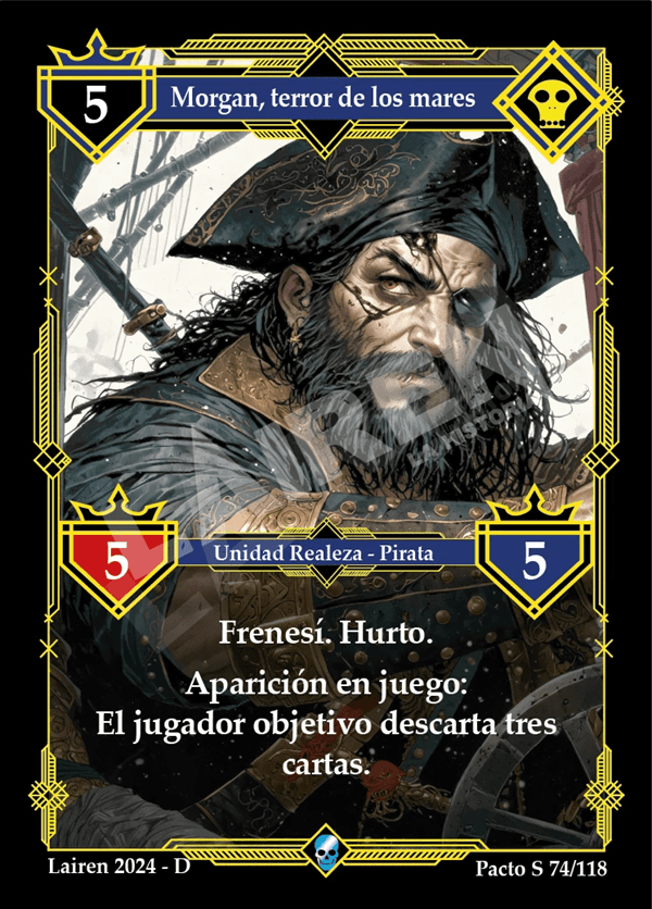 074 Morgan, Terror De Los Mares Precon Mago/Pirata - Coste 5