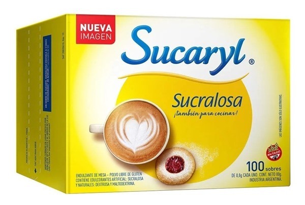 Sucaryl Edulcorante Sucralosa de 80 gr Por 100 Sobres #1
