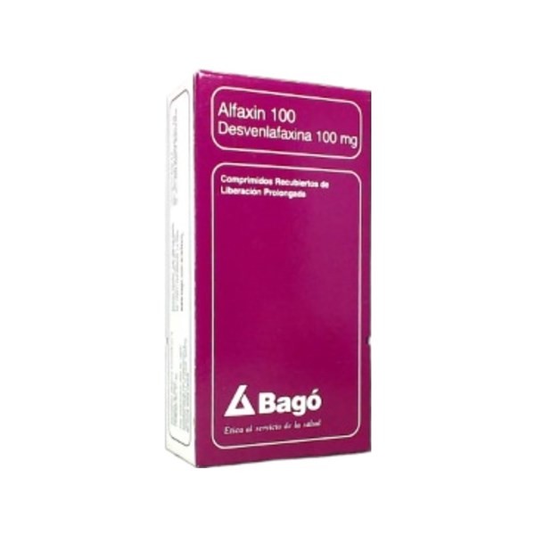 Bagó Alfaxin 100 Mg Desvenlafaxina x 30 Comp Recubiertos #1