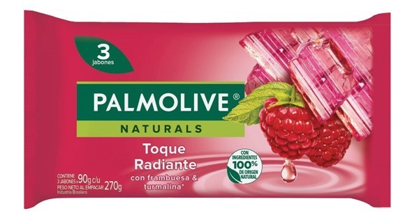 Palmolive Jabón en Barra Naturals Toque Radiante 3 x 90 gr alt