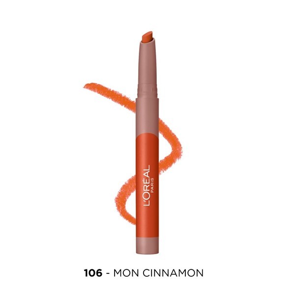 Loreal Paris Labial Matte Lip Crayon 106 mon Cinnamon alt