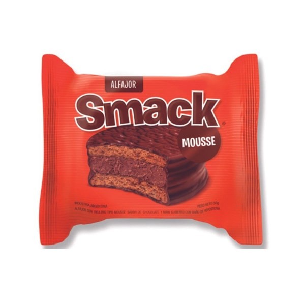 Alfajor Smack Relleno Mousse de Chocolate 50 gr. #1