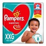Pampers Supersec Pañales Extra Extra Grande x 8 Unidades #1
