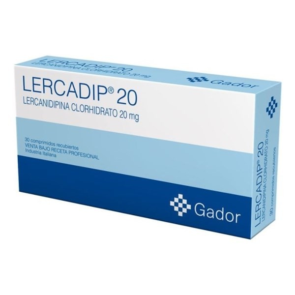 Lercadip 20 Mg | 30 Comprimidos | Lercanidipino #1