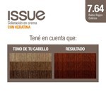 Issue Kit Tintura en Crema Keratin Color 7.64 Rubio Rojizo Cobrizo #7