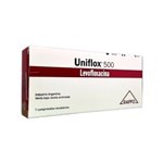 Raffo Uniflox 500 Mg Levofloxacina x 7 Comp Recubiertos Ranurados #1