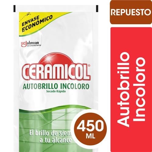 Autobrillo CERAMICOL Incoloro Repuesto 450 CC #1