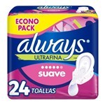 Always Ultrafina Suave Toallitas Femeninas 24 Unidades Unico #1