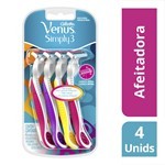 Gillette Máquina Para Afeitar Descartable Venus Simply3 (4 Unidades) #3