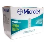 Microlet Bayer Lancetas Para Punzador 200 U #1